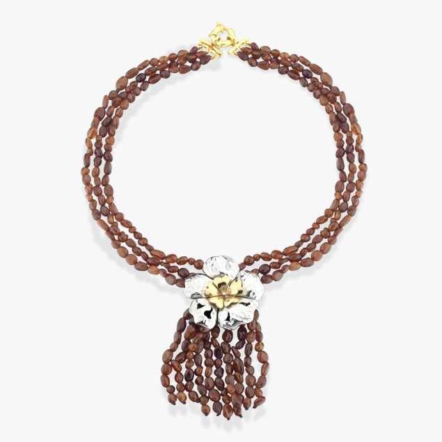 Collana Corniola Pansè Collana Corniola Pansè